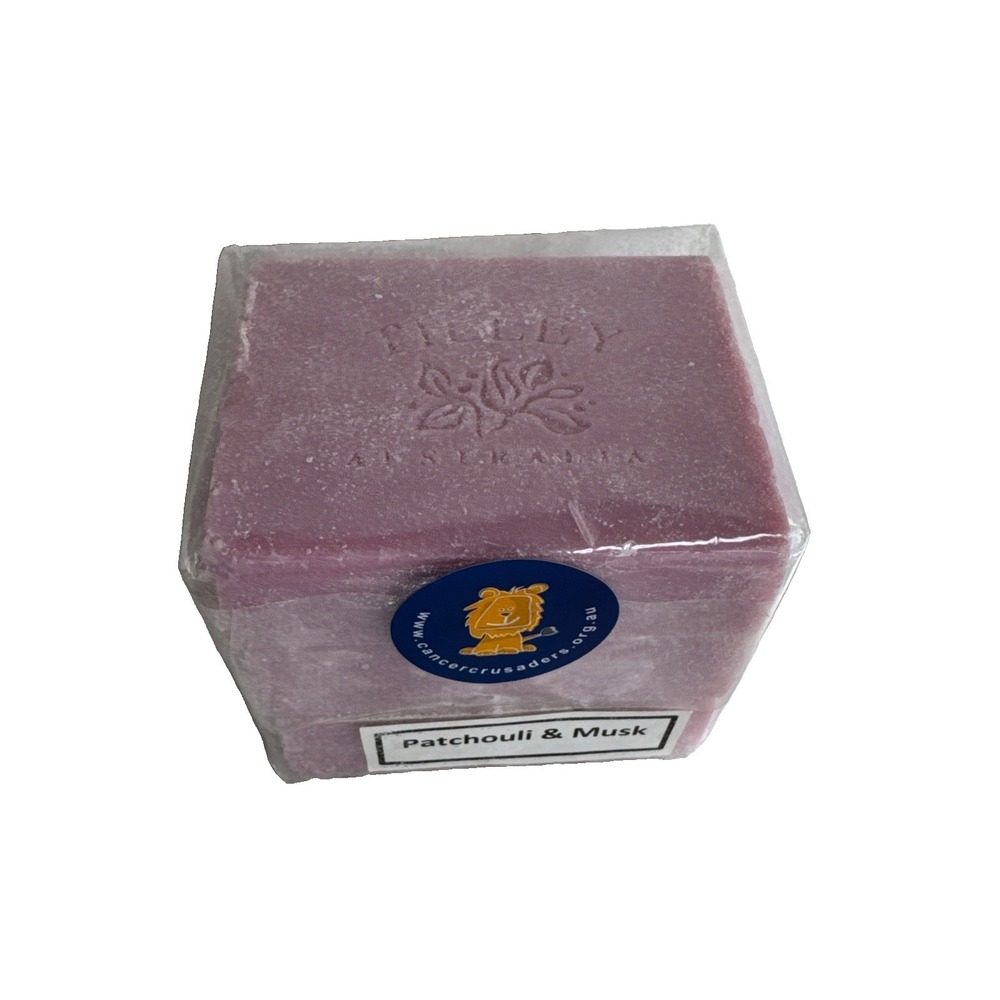 3 Tilley Soap Bar  Patchouli & Musk Pink - Australian Made Full Size